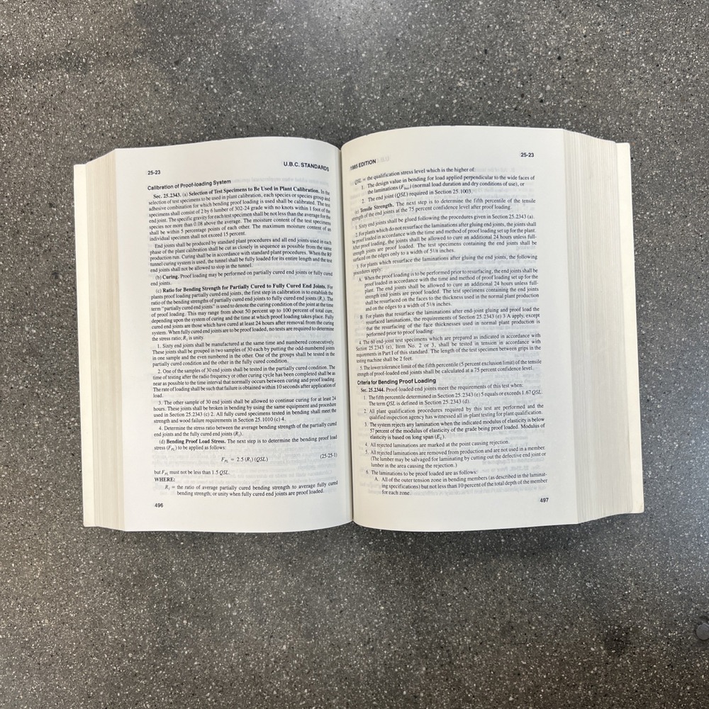Uniform Building Code 1985 Paperback First Printing - Picture 9 of 10